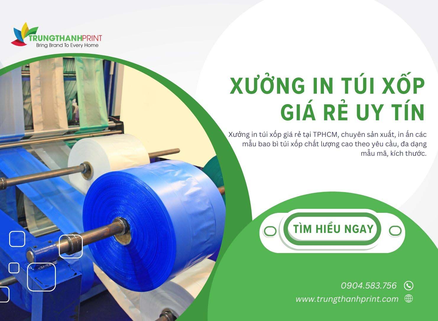 Xưởng in túi xốp giá rẻ TPHCM