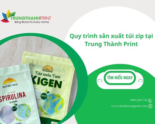 Quy trình sản xuất túi zipper chi tiết